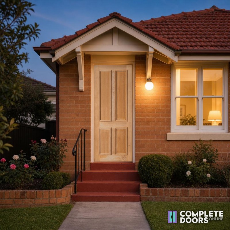 Crown Doors BAL Colonial External Facade