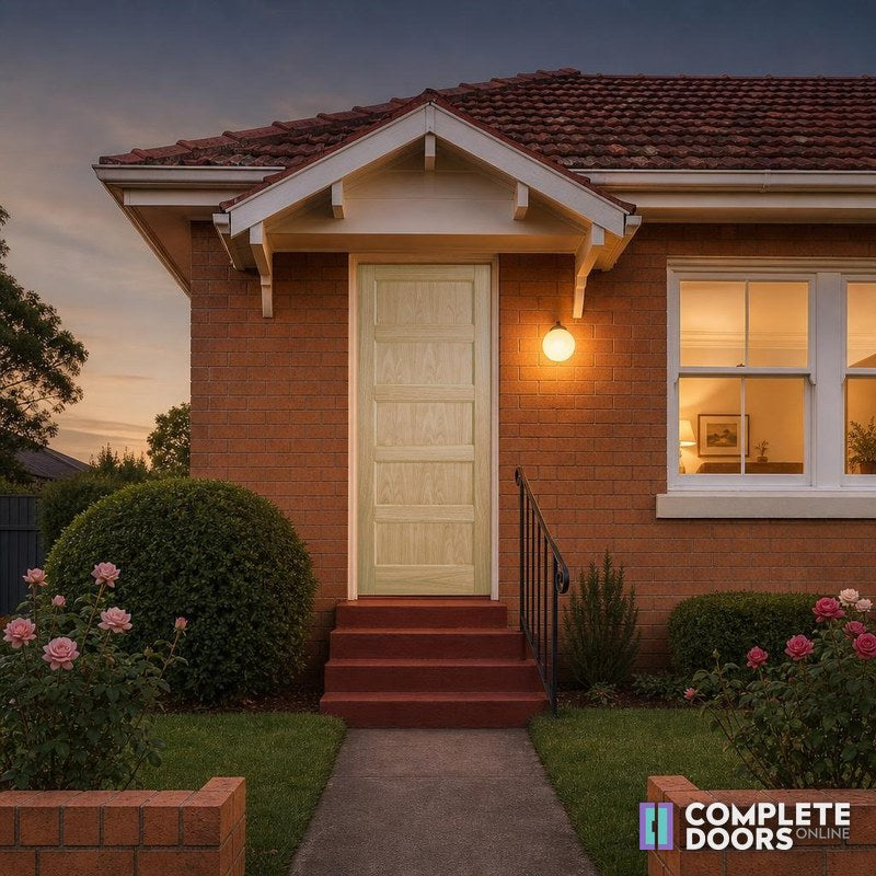 Corinthian Doors Corinthian Blonde External Facade