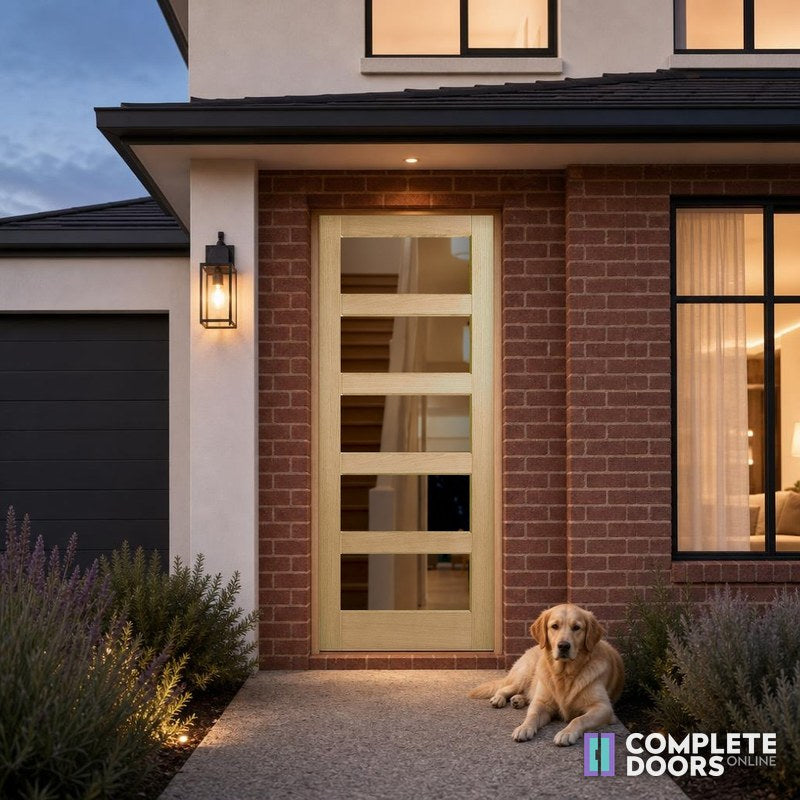 Corinthian Doors Corinthian Blonde External Facade