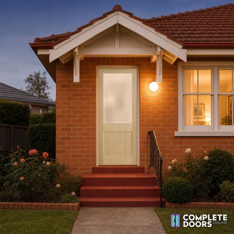 Corinthian Doors Corinthian Blonde External Facade