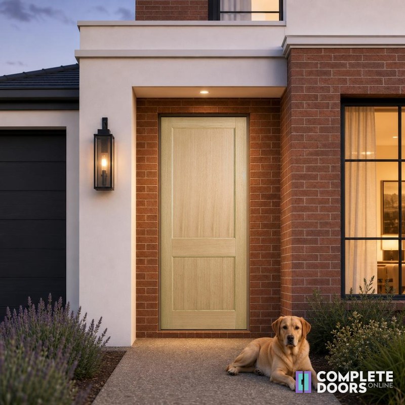 Corinthian Doors Corinthian Blonde External Facade