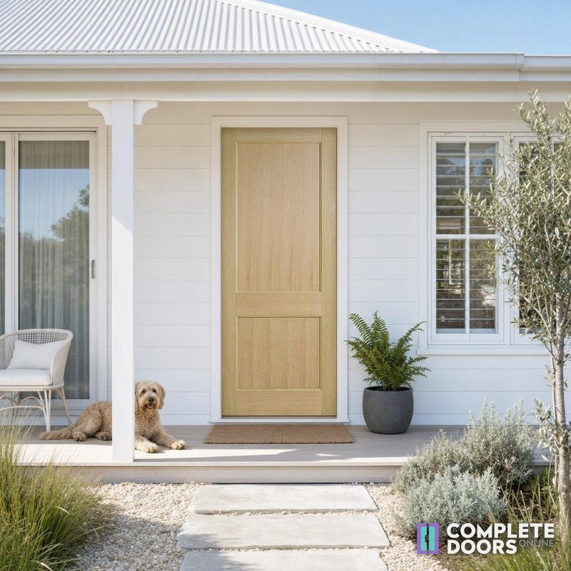 Corinthian Doors Corinthian Blonde External Facade