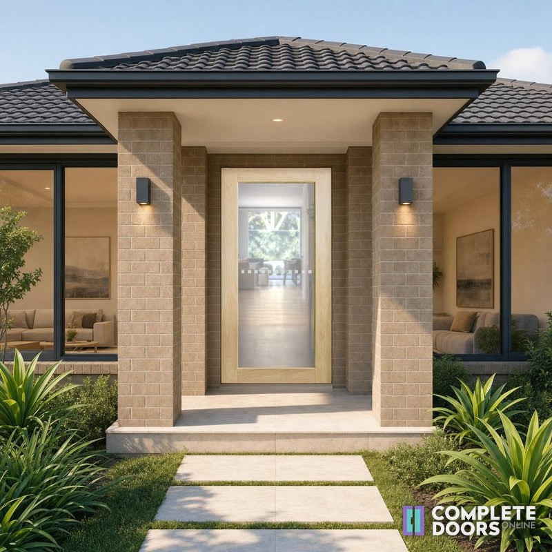 Corinthian Doors Corinthian Blonde External Facade