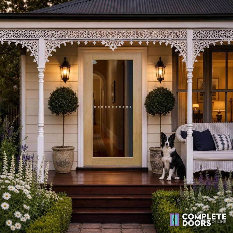Corinthian Doors Corinthian Blonde External Facade