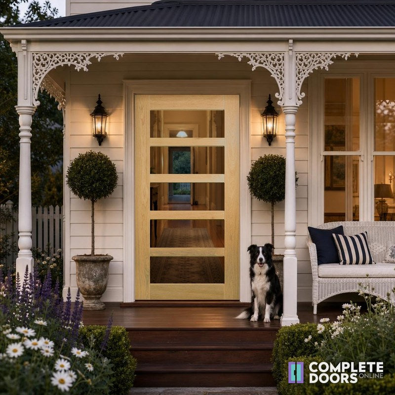Corinthian Doors Corinthian Blonde External Facade