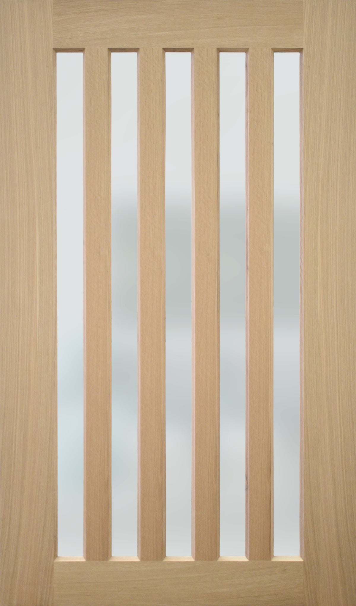 Aura AUR45 - White Oak Solid Engineered Timber Entrance Door