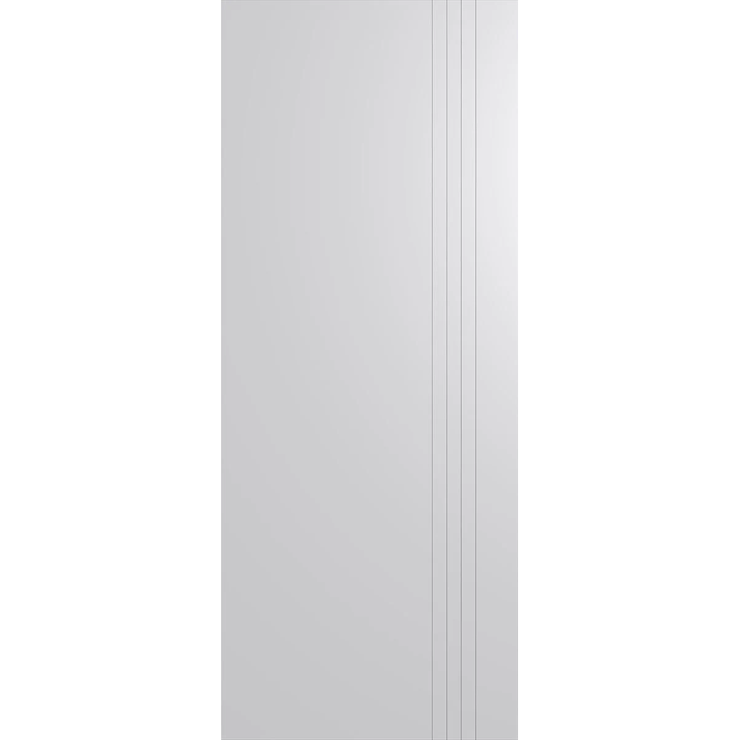 Grey door with lines. BFR4020Duracote.