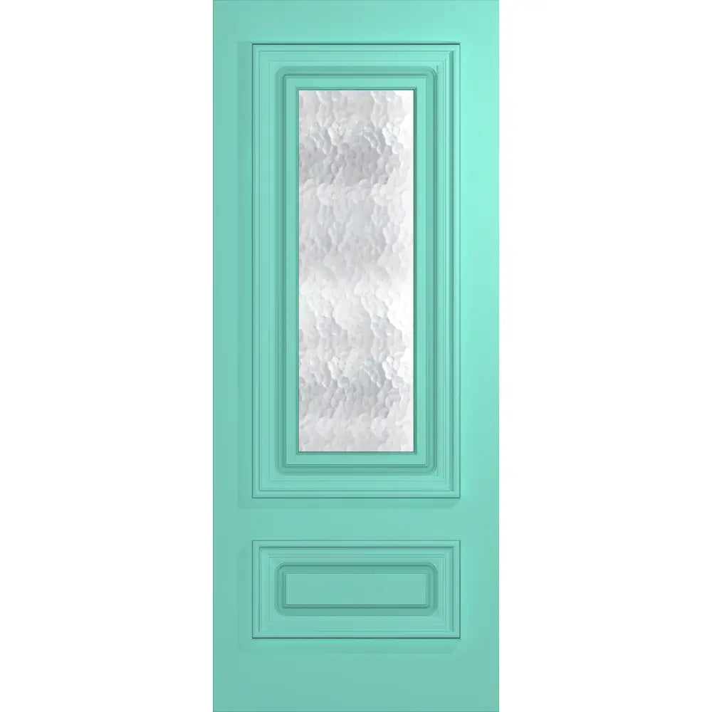 Hume Doors Regency XR5 solid timber entrance door with cathedral glass panels