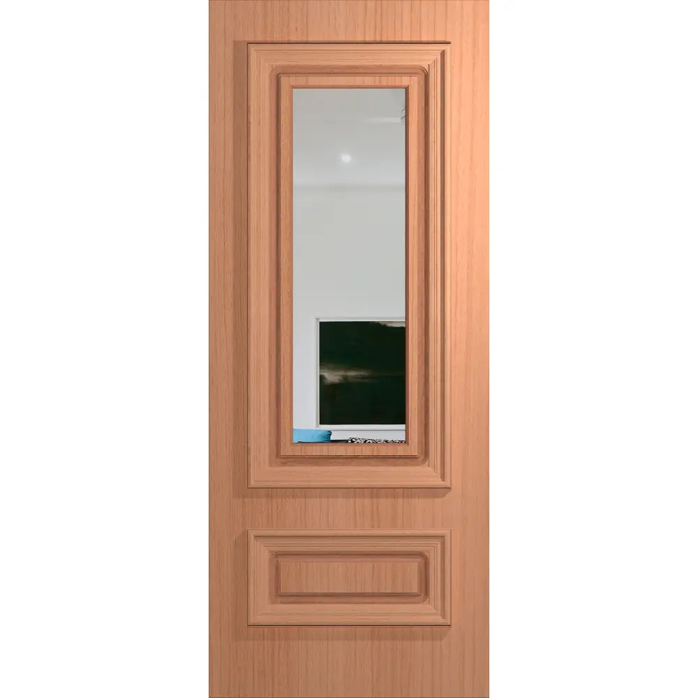 Hume Doors Regency XR5 entrance door with clear glass and Duracote finish