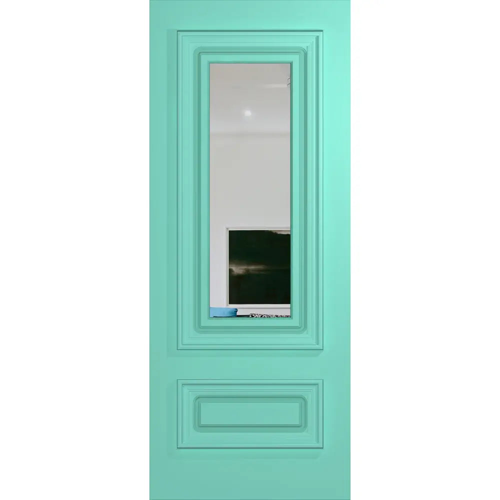 Hume Doors Regency XR5 solid timber entrance door with clear glass panels