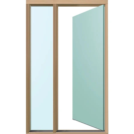 Wide Style Hinged Enviro-Seal Frame WSEE CG/DG To Suit x Door & 1 x Sitelite
