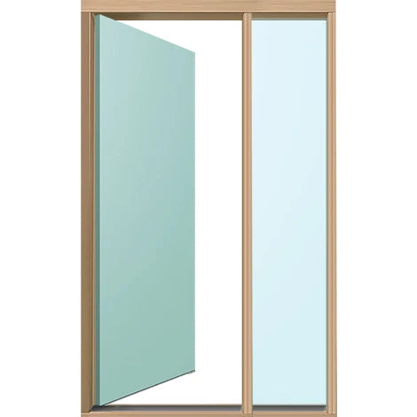 Wide Style Hinged Enviro-Seal Frame WSEE CG/DG To Suit x Door & 1 x Sitelite