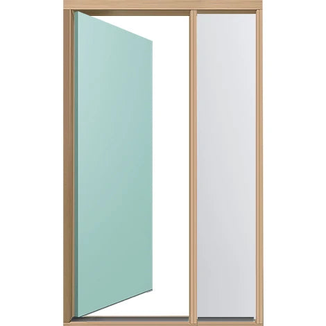 Wide Style Hinged Enviro-Seal Frame WSEE CG/DG To Suit x Door & 1 x Sitelite
