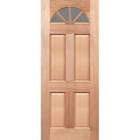 Fanlight Entrance - Laminated Grey