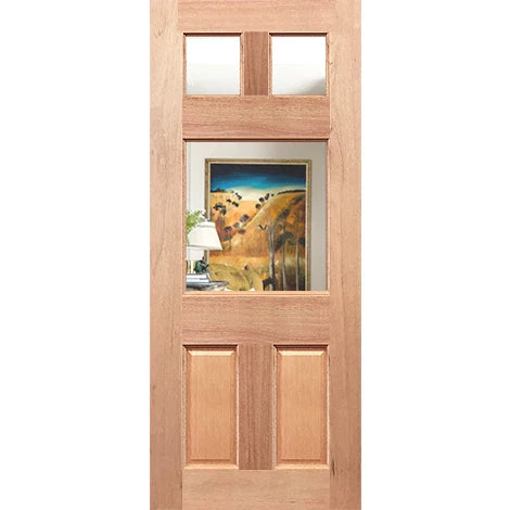 Federation Flat Top GL Entrance - Laminated Clear