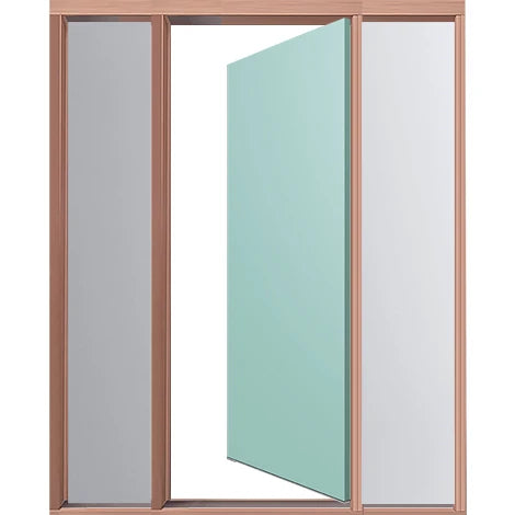 Wide Style Hinged Enviro-Seal Frame WSEH EG/FG To Suit x Door & 2 x Sitelites
