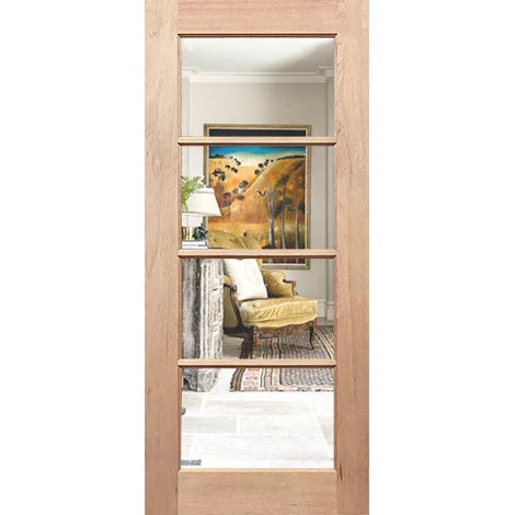 French 4L Entrance - Toughened Low-E Clear