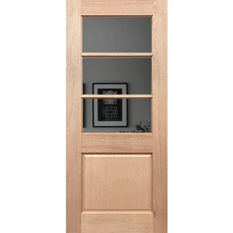 Half French 3L1P Entrance - Laminated Grey