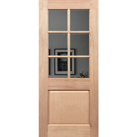 Half French 6L1P Entrance - Laminated Grey