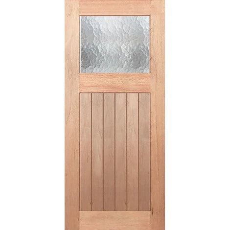 Hampton-1G-VGroove Entrance - Toughened Krystalite