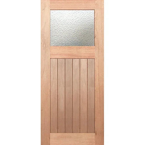 Hampton-1G-VGroove Entrance - Toughened Spotswood