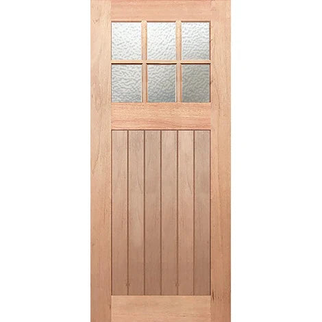 Hampton-6L-VGroove Entrance - Toughened Spotswood