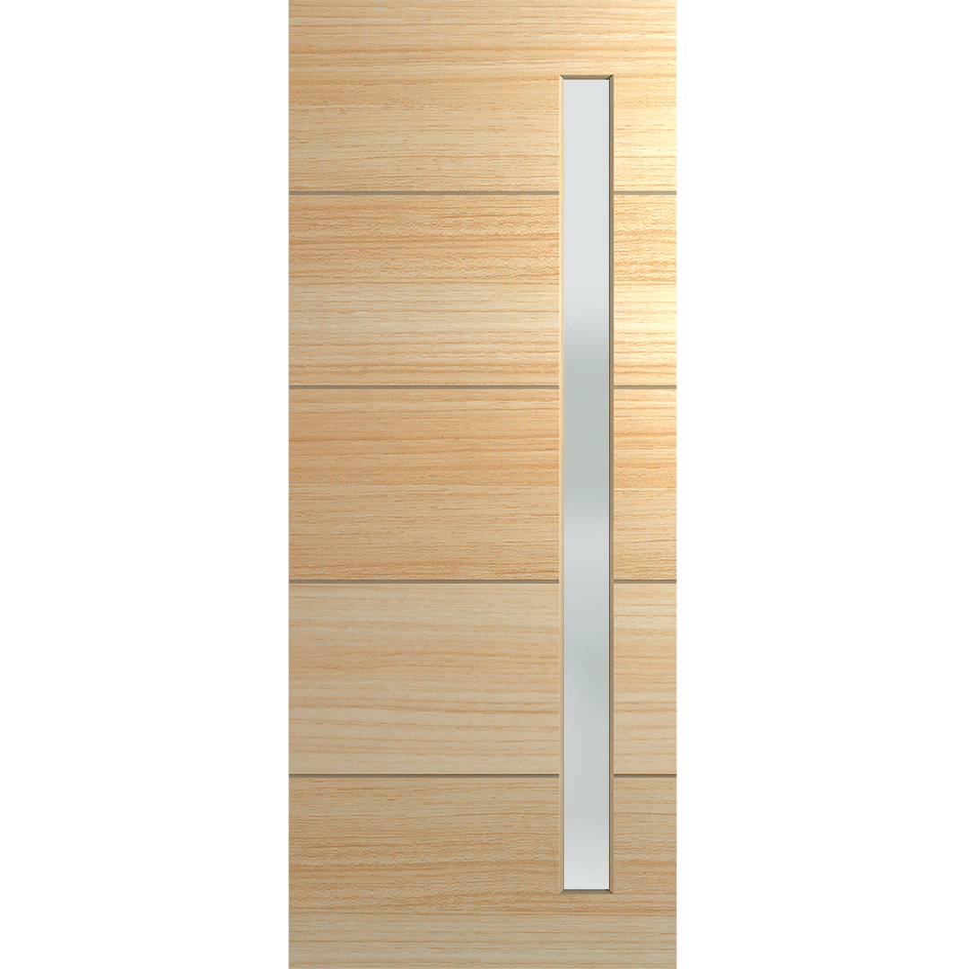 Linear Entrance XLR160 Solid Engineered Timber Door Hume