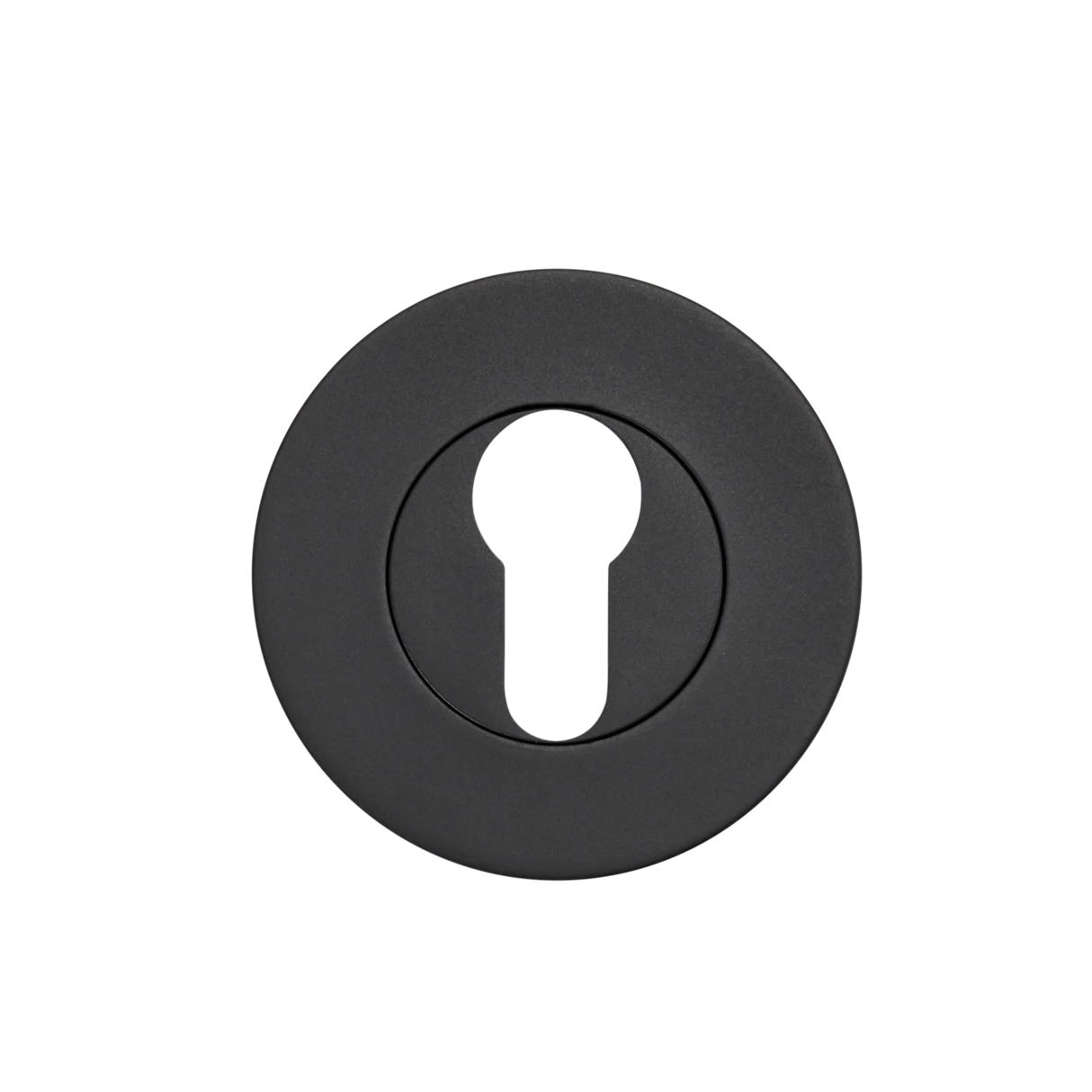 Euro Cylinder Black. MomoEuroCylinderEscutcheonSetMattBlack