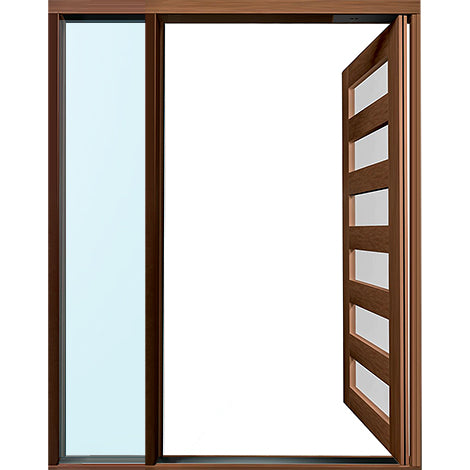 Pivot Frame PVTFC1 SG W/1 CG/DG To Suit 1 x Door & 1 x Sitelite