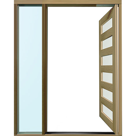 Pivot Frame PVTFC1 SG W/1 CG/DG To Suit 1 x Door & 1 x Sitelite