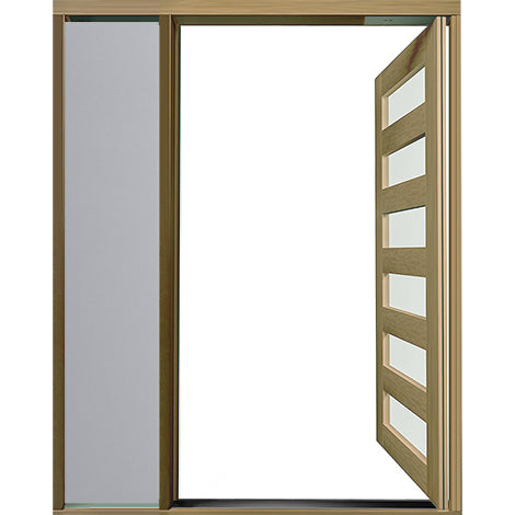 Pivot Frame PVTFC1 SG W/1 CG/DG To Suit 1 x Door & 1 x Sitelite