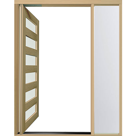 Pivot Frame PVTFC1 SG W/1 CG/DG To Suit 1 x Door & 1 x Sitelite