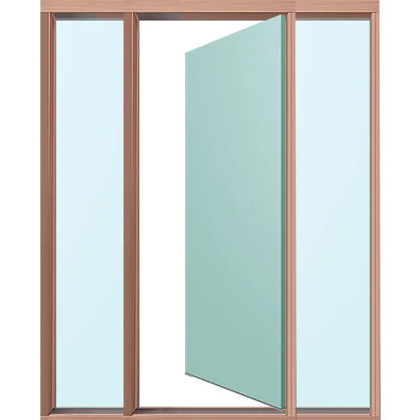 Wide Style Hinged Enviro-Seal Frame WSEH EG/FG To Suit x Door & 2 x Sitelites