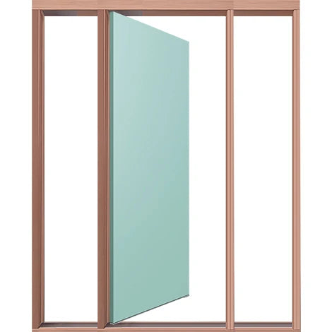 Standard Entry Frame Single Door & Two Unglazed Side Panel