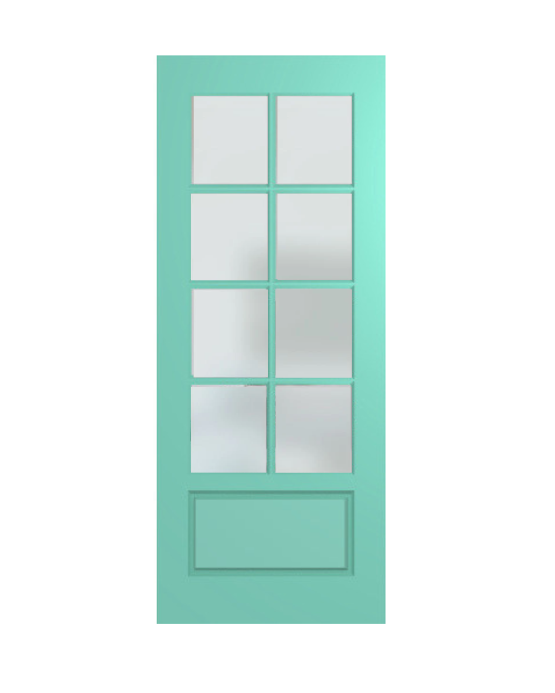 Haven HAV88 Duracote door with optional V-Groove detailing on the timber surface