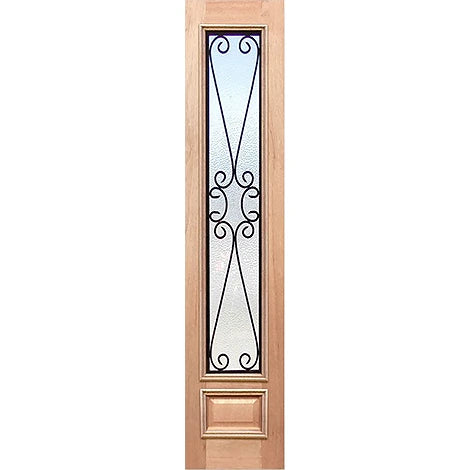 Wrought Iron-1 SL (Long) Entrance - Cathedral