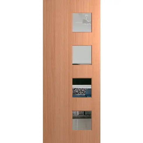 Newington XN7 - Sliced Pacific Maple - clear glass