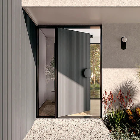 Aluminium doors