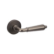 Zanda Oxford lever handle with round rose fitted on an internal door