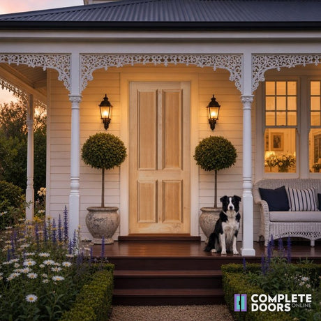 Crown Doors BAL Colonial External Facade