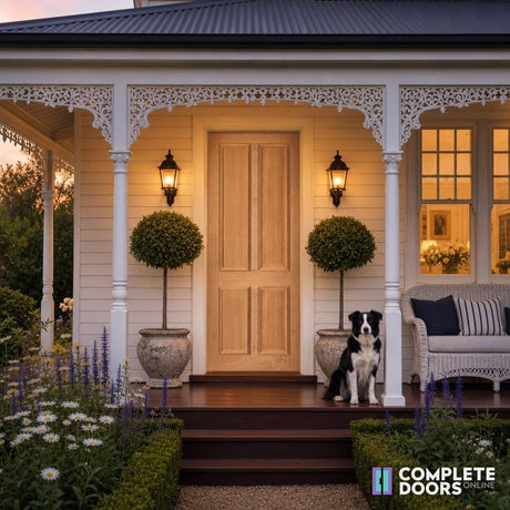 Crown Doors BAL Colonial External Facade