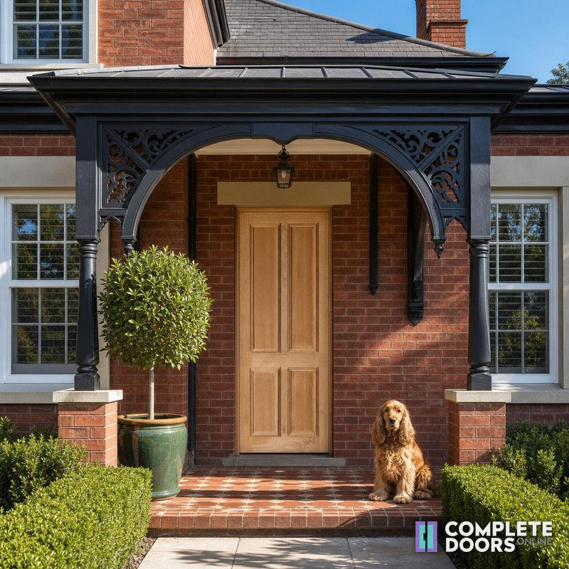 Crown Doors BAL Colonial External Facade