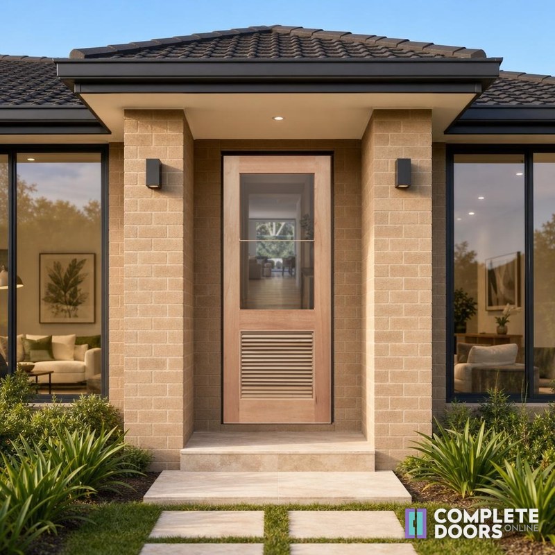 Crown Doors Half French External Facade