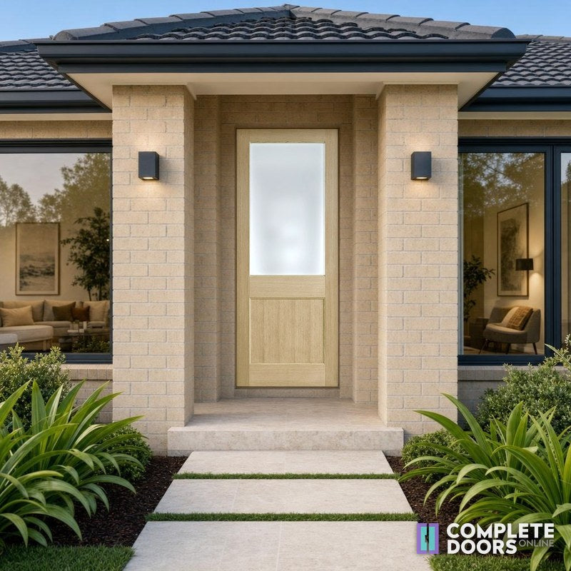 Corinthian Doors Blonde Oak External Facade
