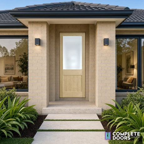Corinthian Doors Blonde Oak External Facade