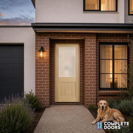Corinthian Doors Blonde Oak External Facade