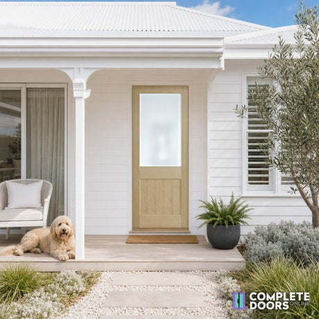 Corinthian Doors Blonde Oak External Facade