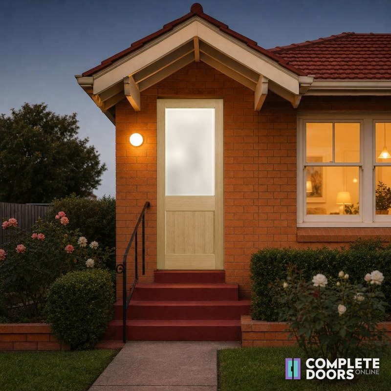 Corinthian Doors Blonde Oak External Facade