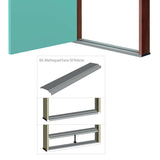 BAL40 Weatherguard Frames C/D To Suit 1 x Door & 1 x Sidelite - Merbau