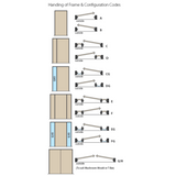 BAL19 & 29 Weatherguard Frames CG/DG To Suit 1 x Door & 1 x Sidelite - Merbau